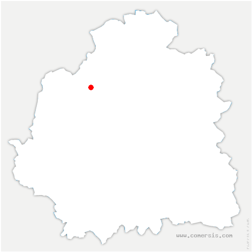 carte de localisation de Vignoux-sur-Barangeon