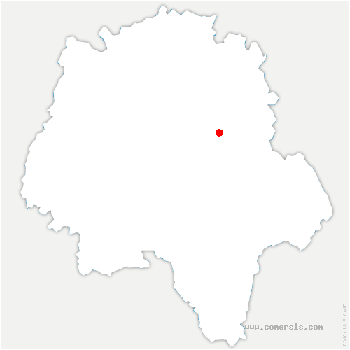 carte de localisation d'Athée-sur-Cher
