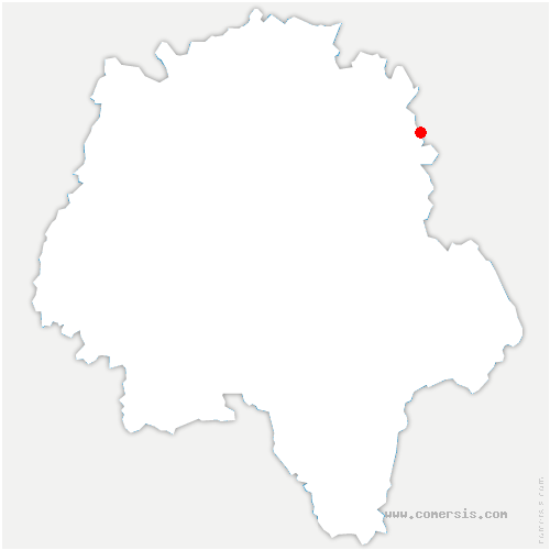 carte de localisation de Cangey