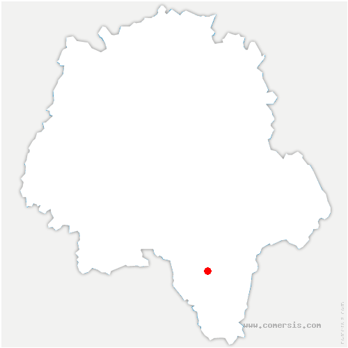carte de localisation de Celle-Guenand