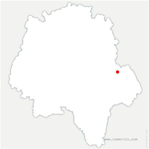 carte de localisation de Céré-la-Ronde
