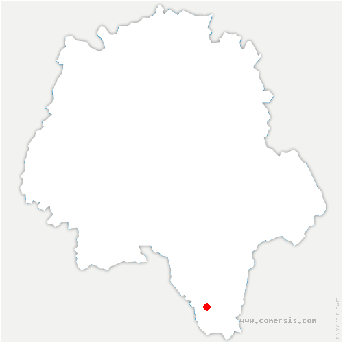 carte de localisation de Chambon