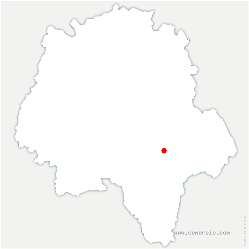 carte de localisation de Chanceaux-près-Loches