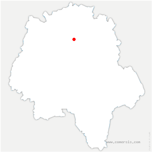 carte de localisation de Chanceaux-sur-Choisille