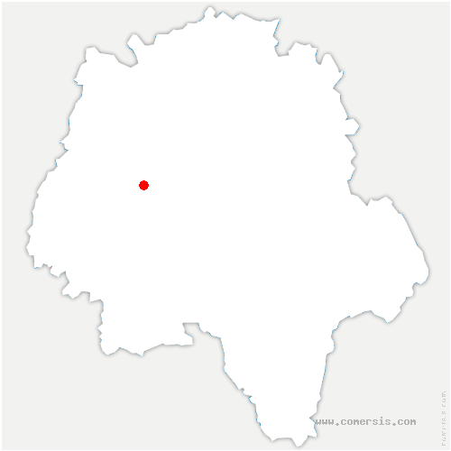carte de localisation de Chapelle-aux-Naux