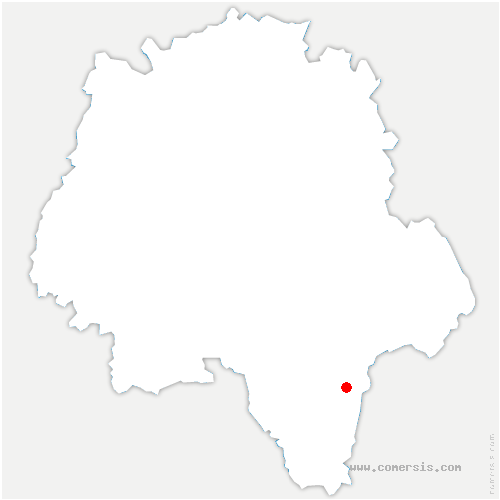 carte de localisation de Charnizay