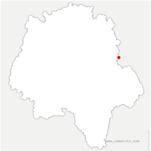 carte de localisation de Chisseaux