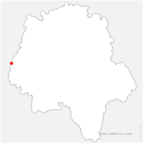 carte de localisation de Chouzé-sur-Loire