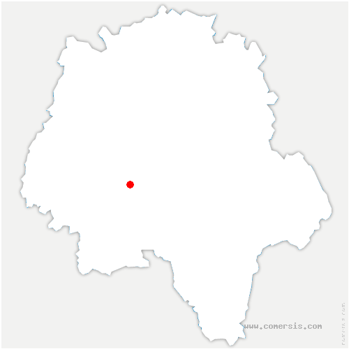 carte de localisation de Crissay-sur-Manse