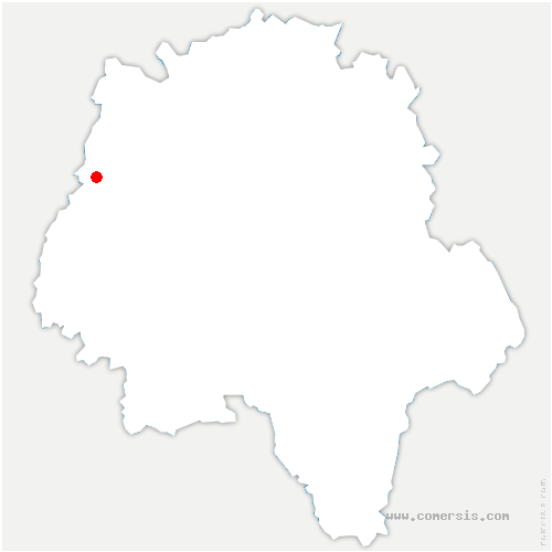 carte de localisation de Gizeux