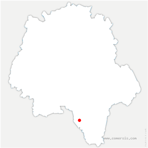 carte de localisation de Grand-Pressigny