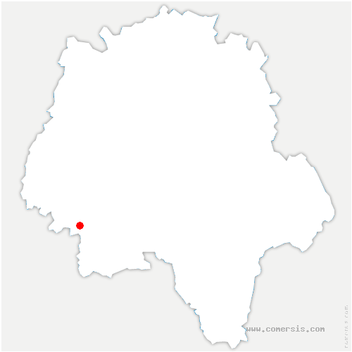 carte de localisation de Lémeré