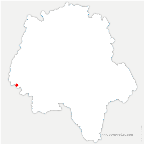 carte de localisation de Lerné