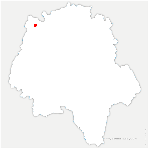 carte de localisation de Lublé