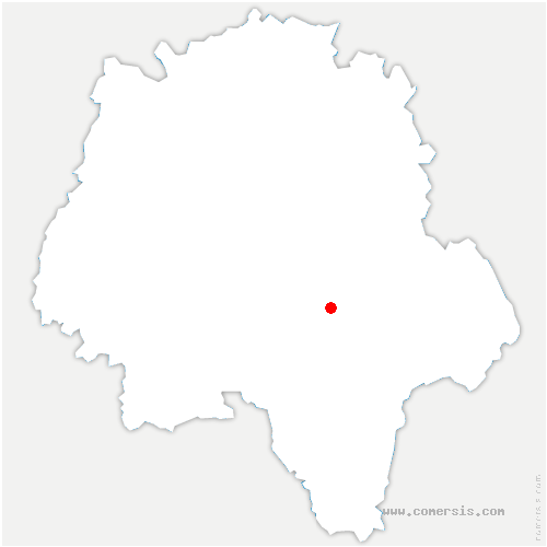 carte de localisation de Manthelan