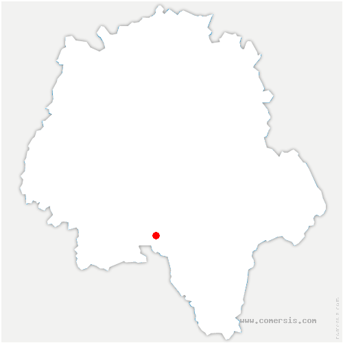 carte de localisation de Marcé-sur-Esves