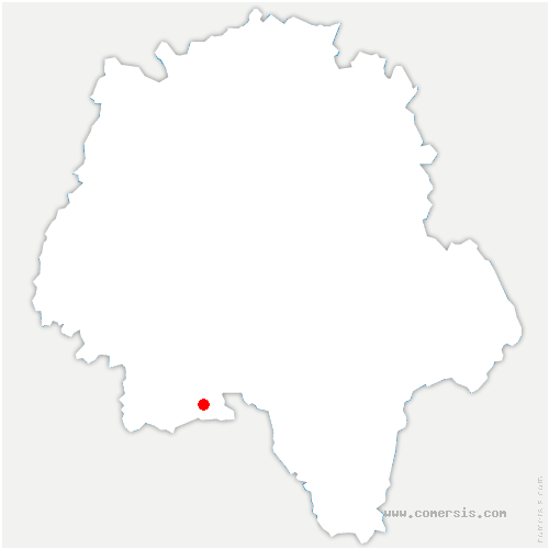carte de localisation de Marigny-Marmande