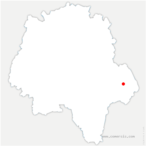 carte de localisation de Montrésor