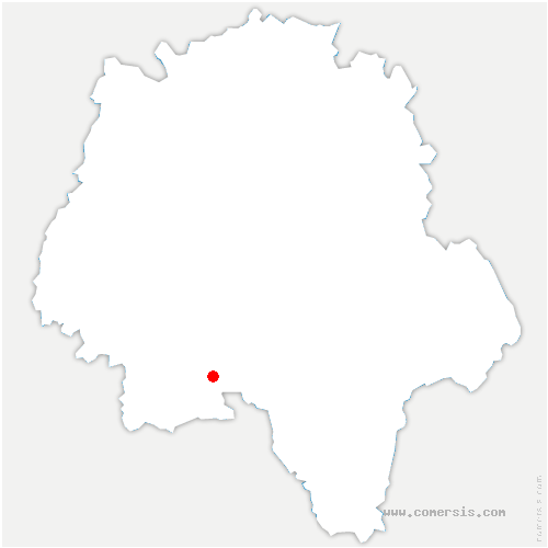 carte de localisation de Nouâtre