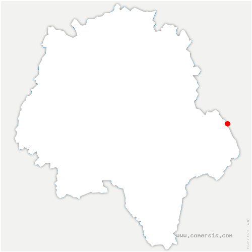 carte de localisation de Orbigny