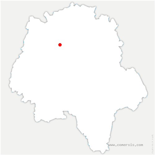carte de localisation de Pernay