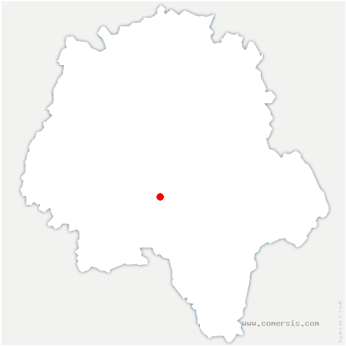carte de localisation de Saint-Épain