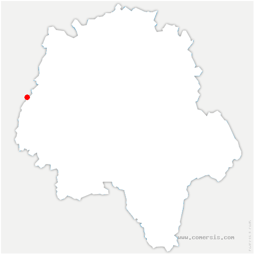 carte de localisation de Saint-Nicolas-de-Bourgueil