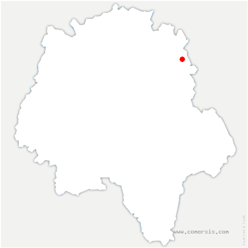 carte de localisation de Saint-Ouen-les-Vignes