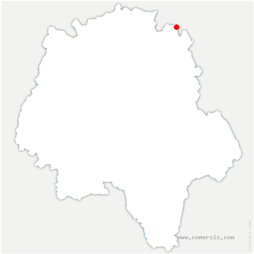 carte de localisation de Saunay