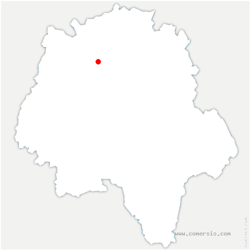 carte de localisation de Sonzay