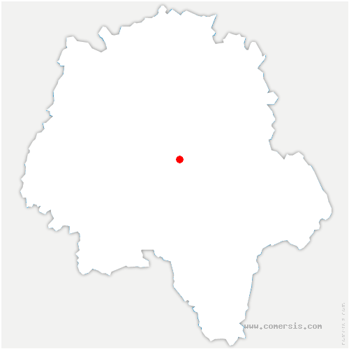 carte de localisation de Sorigny
