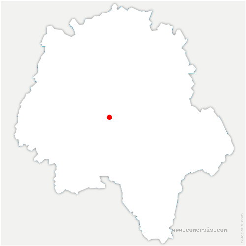 carte de localisation de Thilouze