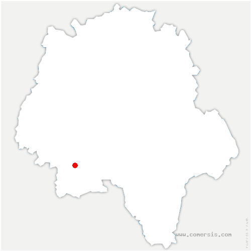 carte de localisation de la Tour-Saint-Gelin