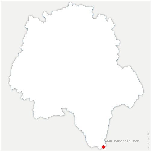 carte de localisation de Tournon-Saint-Pierre