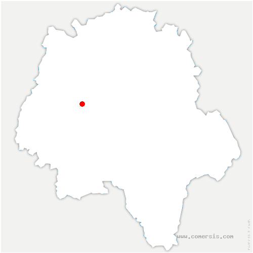 carte de localisation de Vallères