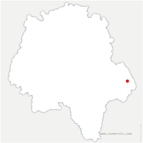 carte de localisation de Villeloin-Coulangé