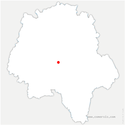 carte de localisation de Villeperdue