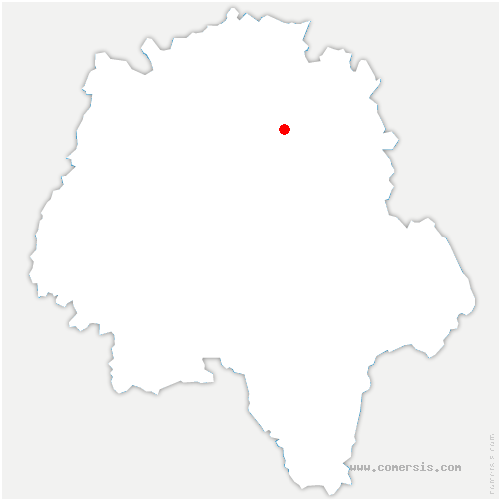 carte de localisation de Vouvray