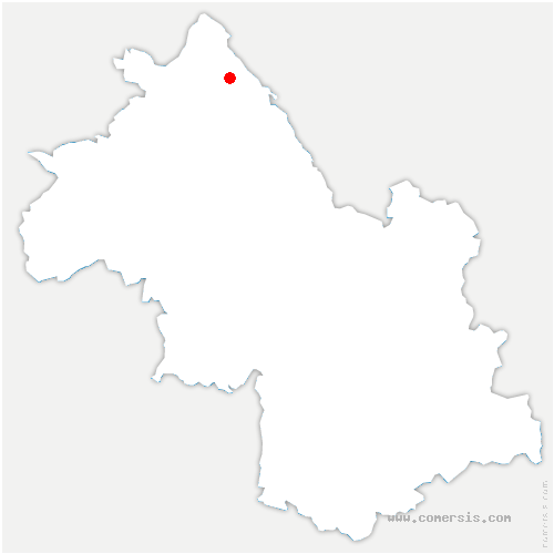 carte de localisation d'Arandon