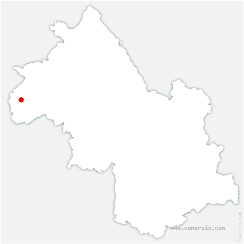 carte de localisation de Auberives-sur-Varèze