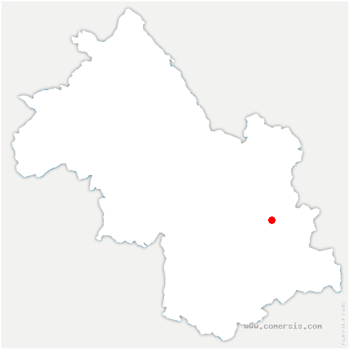 carte de localisation du Bourg-d'Oisans