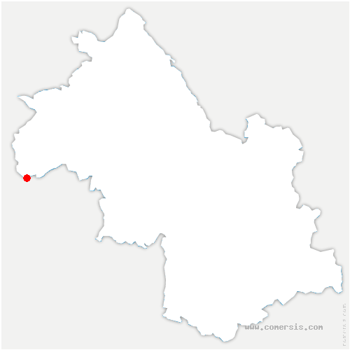 carte de localisation de Chanas
