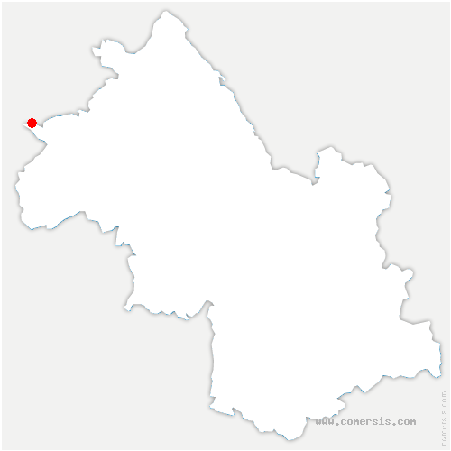 carte de localisation de Chasse-sur-Rhône