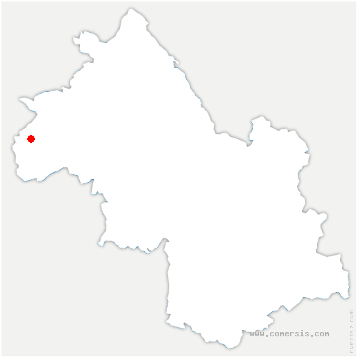 carte de localisation de Cheyssieu