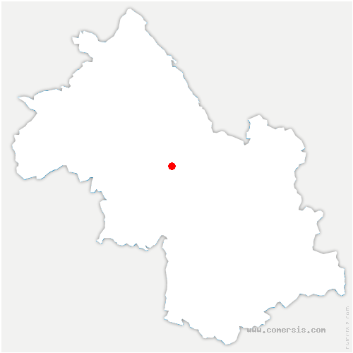 carte de localisation de Lucenay