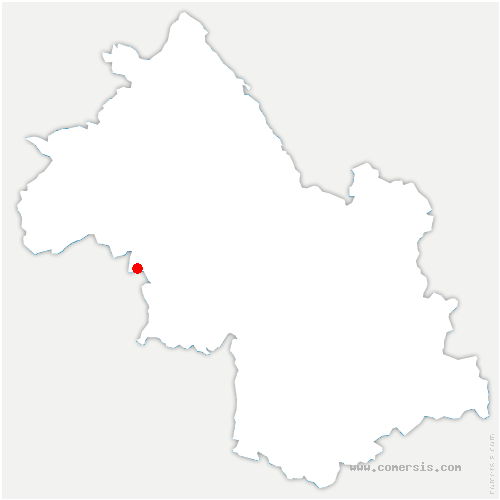 carte de localisation de Montfalcon