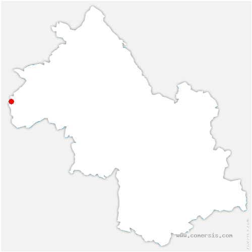 carte de localisation de Saint-Alban-du-Rhône