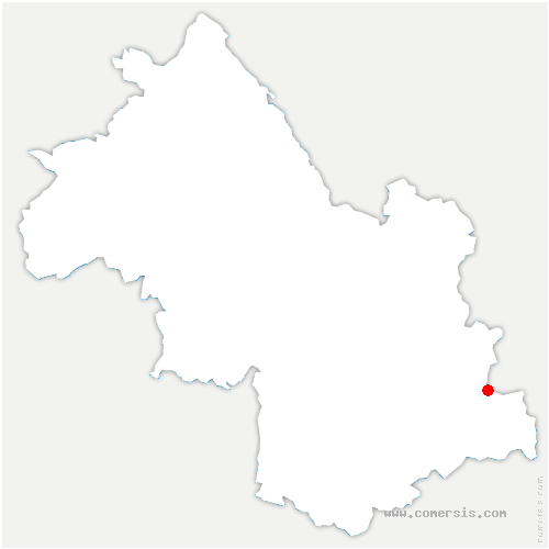 carte de localisation de Saint-Christophe-en-Oisans