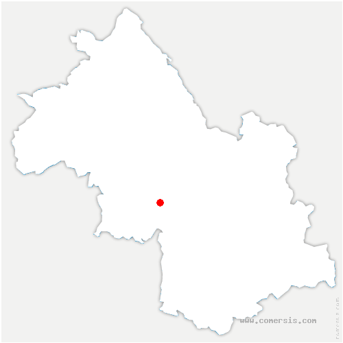 carte de localisation de Saint-Gervais