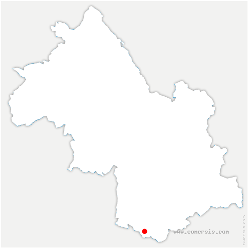 carte de localisation de Saint-Maurice-en-Trièves